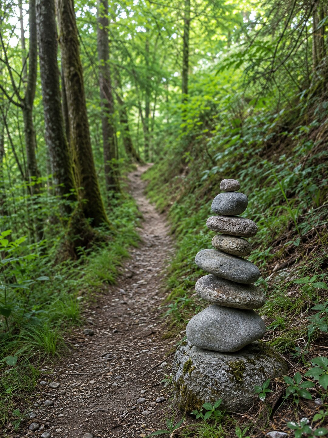 Waldweg als Symbolbild für Psychotherapie
